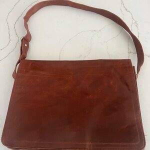 Wilsons Leather Vintage - Classic Brown Leather Men's Bag